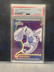 LUGIA #249 JOHTO SERIES 1 POKEMON TOPPS PSA 7 NEAR MINT - Picture 1 of 2