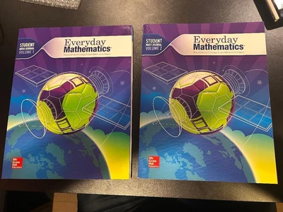 Everyday Mathematics, GRADE 6, Student Math Journal, Vol 1 & 2, McGraw Hill, NEW - Image 1 of 2