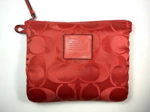 Bolso de Mano COACH Viaje Escapada Fin de Semana Naranja Firma C Estampado y Bolsa/Bolso Interior - Imagen 1 de 18