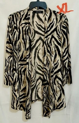 CÁRDIGAN KASPER ANIMAL PRINT Foto 1 de 2