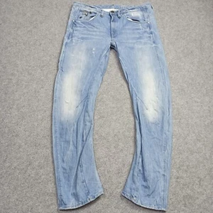 G-Star RAW ARC-3D-TAPERED Womens Jeans W30 L34 Blue Distressed Ankle 7/8 Twisted - Picture 1 of 14