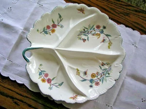 Schöne ~ Andrea von Sadek ~ Jardin ~ 4-teilige große Relish Platte mit Blumen  - Bild 1 von 2