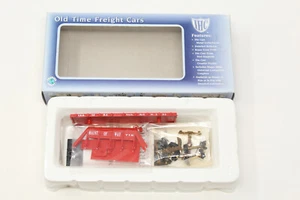 HO IHC Old Time Rail & Tie Car CRR of NJ MoW 394 Red Kit - Picture 1 of 7