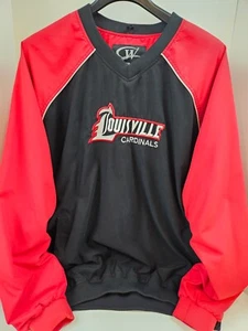 Louisville Cardinals 2XL Windbreaker Pullover Sweatshirt Wagner Wear - Picture 1 of 16