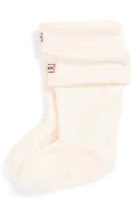 Hunter 1022 Kids Cream Fleece Welly Boot Socks US Size Medium (11-13K) - Picture 1 of 1