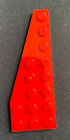 1 x LEGO Wedge Plate 8 x 3, 22 Left Red Part #50305