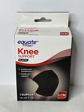 Knee Support, Elastic Brace, Contoured Compression, Moderate Support, Size L/XL