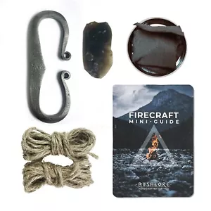 Kit de lata Flint and Steel Striker - Arranque contra incendios, Bushcraft - Hecho en Gran Bretaña - Imagen 1 de 5