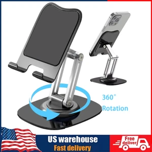 Support de téléphone portable réglable support de station d'accueil de bureau compatible avec tablette iPad iPhone Kindle - Photo 1 sur 9