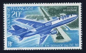 Fr Polynesia C97, MNH. Michel 166. Start of DC-10 service. 1973. - Picture 1 of 1