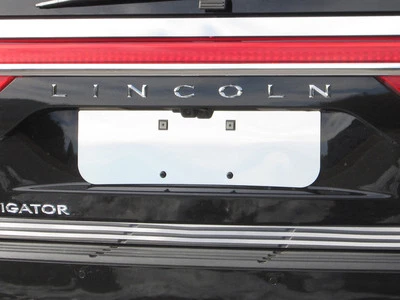 Borde de bisel de matrícula de acero inoxidable Lincoln Navigator QAA 2015-16 Foto 1 de 4