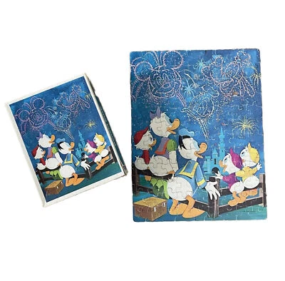Quebra-cabeça vintage 1972 Walt Disney Whitman, fogos de artifício do Pato Donald, 100 peças - Imagem 1 de 4