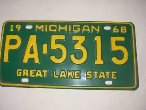 1968 MICHIGAN GREAT LAKE STATE (5315) KAUFEN SIE 2 TELLER VON UNS FÜR EINE VERSANDGEBÜHR - Bild 1 von 2