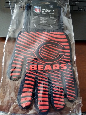 Chicago Bears NFL Barbecue BBQ Silicone heat resistant glove Cover