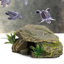 Aquarium Turtle Reptile Tortoise Basking Island Platform Dock Ornament Decor kit