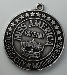 Miss America Pageant Charm Engraved Schoppy Sterling Silver Miss So Maryland ‘67 - Picture 1 of 9