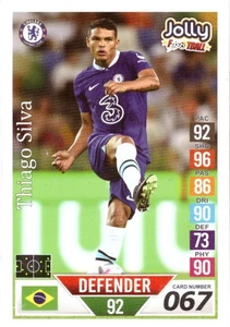 THIAGO SILVA 067 BRAZIL CHELSEA SOCCER JOLLY FOOTBALL DEFENDER 92 - Picture 1 of 2