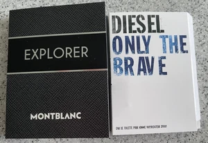 EXPLORER von MONTBLANC, 2 ml, DIESEL ONLY THE BRAVE, 1,2 ml, Parfümproben Neu! - Bild 1 von 2