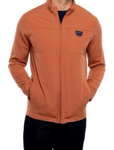 Travis Mathew Jacket Mens Medium Copper Full Zip Quick Call Performance Golf - Picture 1 of 6