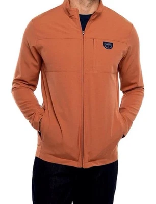 Travis Mathew Jacket Mens Medium Copper Full Zip Quick Call Performance Golf - Image 1 of 4