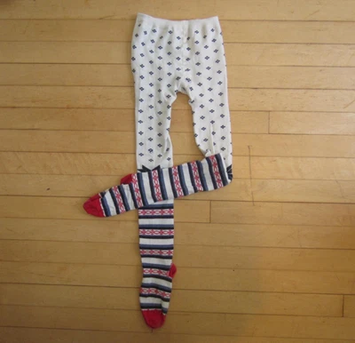 Medias gruesas de algodón para vacaciones de invierno Fair Isle - EU 130/140 HANNA DIFFERENTSON Foto 1 de 4