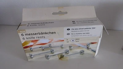 TCM Messerbänkchen verchromt 6 tlg - Bild 1 von 4