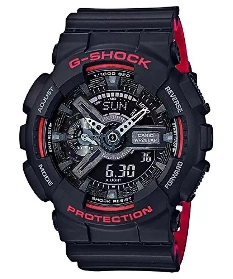 Reloj analógico digital de cuarzo de resina G-shock GA-110HR-1ADR Foto 1 de 1