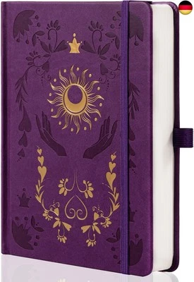 MGGAO Lined Journal Notebook für Frauen Männer, Journale für das Schreiben, A5 A