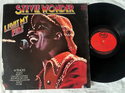 Stevie Wonder – Light My Fire Comp LP (EX) [1st UK Press] MFP / TAMLA - Imagem 1 de 2