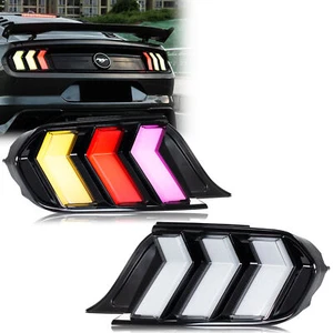 Luces traseras LED RGB para Ford Mustang 2015-2023 animación secuenciales - Imagen 1 de 5