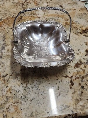 Antigua cesta de plata de 1855 Alemania Foto 1 de 4