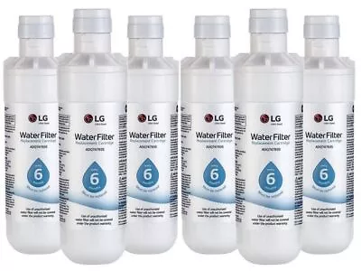 6Pack LG LT1000P/ADQ747935 GF-D706BSL Fridge Refrigerator Fresh Water Filter - Image 1 of 4