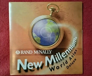 Rand McNally New Millennium World Atlas Deluxe for Windows New Sealed - Picture 1 of 3