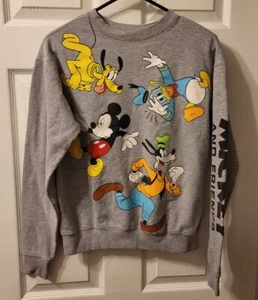 Disney Mickey Mouse and Friends Gris Gráfico Suéter XS - Imagen 1 de 8