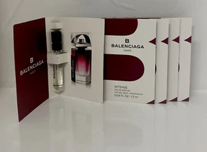 5X B Balenciaga Intense Eau De Parfum Sample Spray Perfume Vials 0.04 OZ - Picture 1 of 2