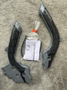 PROTECTORES DE CUADRO ACERBIS PARA HUSQVARNA TC FC 125 250 350 450 2019-2022 GRIS/NEGRO - Imagen 1 de 2