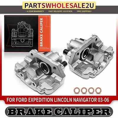 2 шт суппорта заднего тормоза с кронштейном для Ford Expedition Lincoln Navigator 2003-2006 - Изображение 1 из 4