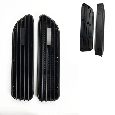 E46 M3 Style Matte Black Look Side Fender Grille Vent MSS J2 - Image 1 of 2