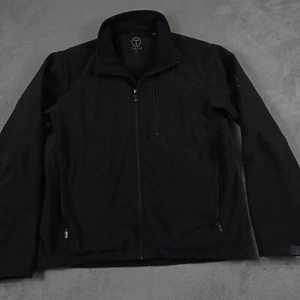 Tumi Tech Jacket Mens Large Black Full Zip Pockets Outdoor Casual - Picture 1 of 10