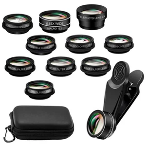  Fotografie -Objektivanzug Telefon-Objektiv-Kit Handy-Kamera-Objektiv-Kit - Zdjęcie 1 z 12