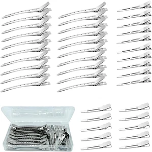 40 Pcs Stainless Steel Duckbill Mouth Clips Alligator Clips, Metal Duck Bille... - Picture 1 of 12
