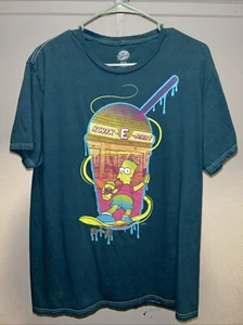 Bart Simpson Drip, Kwik-E Mart Slurp And Skate, Taglia Adulto Large Disney/FOX RARO - Foto 1 di 3