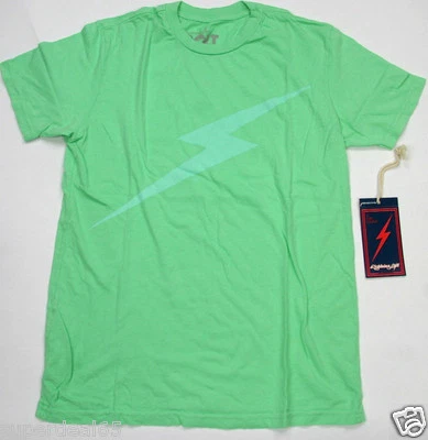 Camiseta Lightning Bolt Forever T Spring Bud 100% Algodón Estilo Retro Vintage EE. UU. Foto 1 de 4