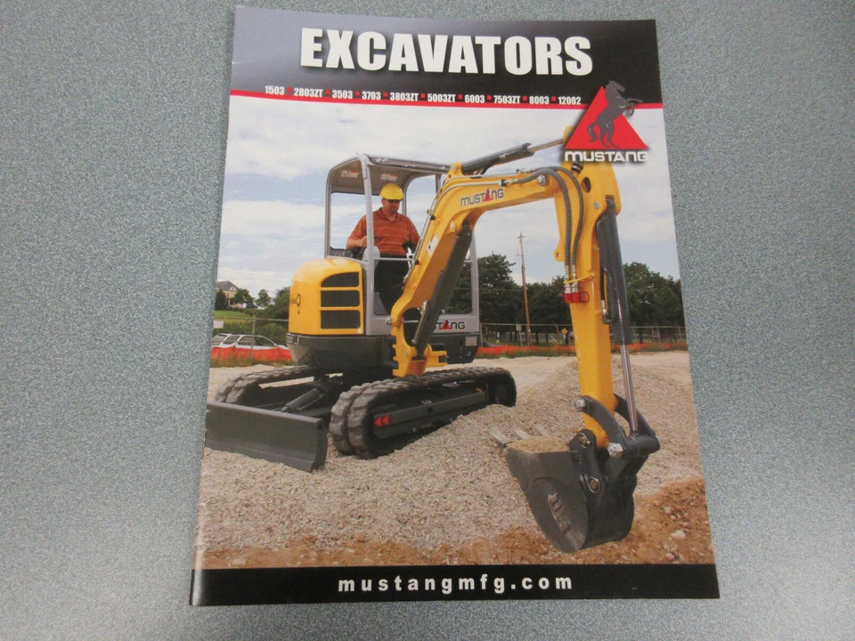 Mustang 1503 Thru 12002 Compact Excavator Brochure 16 Page - Image 1 of 1