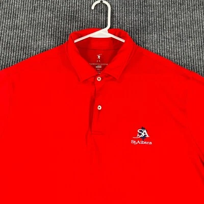 Fairway & Greene Polo Shirt Mens 2XL XXL Red Short Sleeve Casual Golf USA Made - Image 1 of 4
