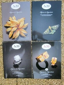 Lot 4 catalogues ventes aux enchères Drouot. Audap-Mirabaud. Bijoux, argenterie - Imagen 1 de 6