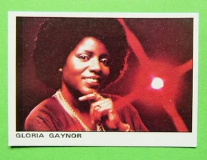 1980s PANINI "Rock & Pop Collection" Music Card: GLORIA GAYNOR #94 - Picture 1 of 2