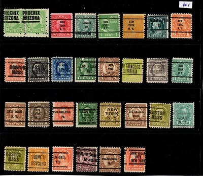 Lot #1 Precancel United States used  - Image 1 of 2