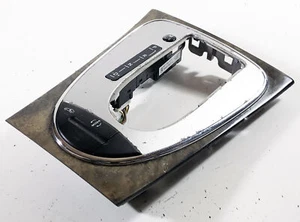 03-06 Mercedes E55 AMG W211 Automatic Gear Shifter Selector Bezel Trim Dark Wood - Picture 1 of 9