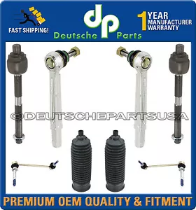 Porsche 911 996 986 Boxster Sway Bar Links Inner Outer Tie Rods Rack Boots Kit 8 - Picture 1 of 1